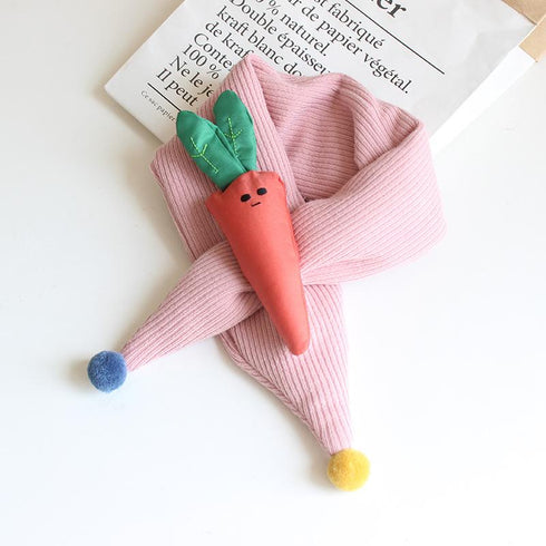 Children's Scarf With Plush Character